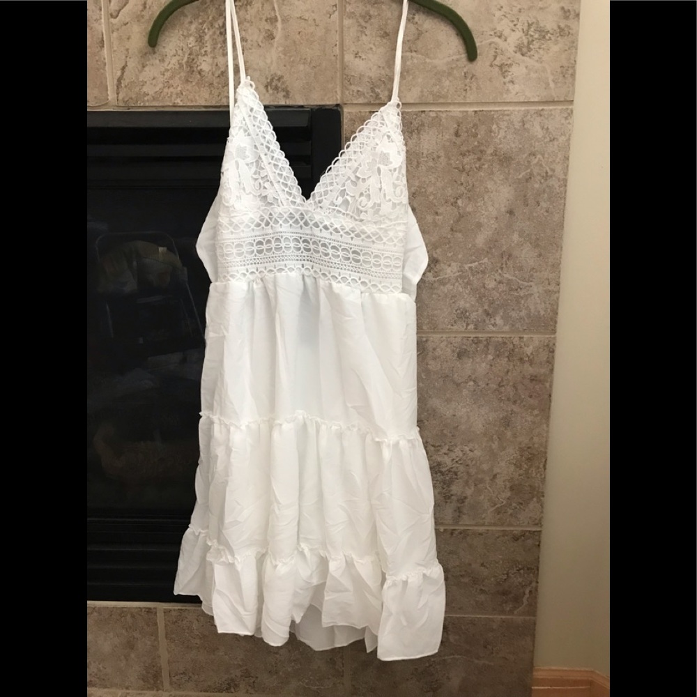 Casual white dress